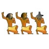 🚶 Эмодзи «👑Египетские эмодзи» для Telegram