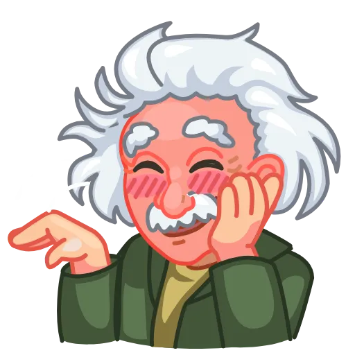 🤭 Эмодзи «Einstein» для Telegram