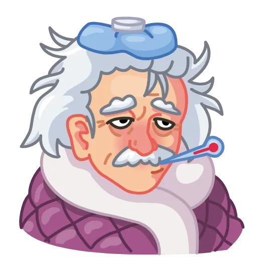 🥶 Эмодзи «Einstein» для Telegram