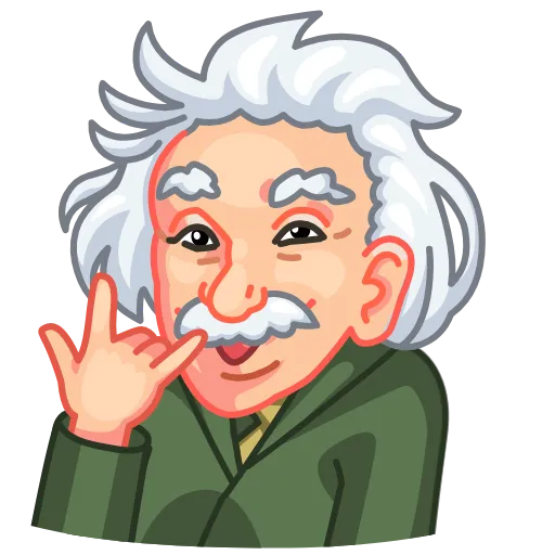 🤟 Эмодзи «Einstein» для Telegram