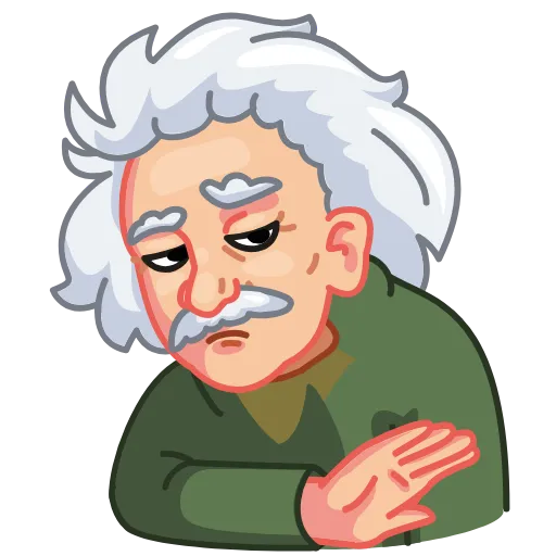🙅‍♂️ Эмодзи «Einstein» для Telegram