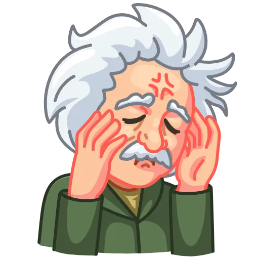 🤔 Эмодзи «Einstein» для Telegram
