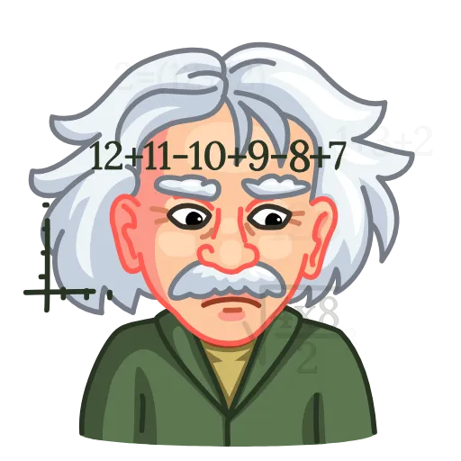 😯 Эмодзи «Albert Einstein» для Telegram
