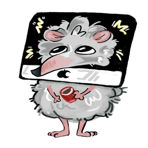 🫠 Стикер «ЭЖИ» для Telegram