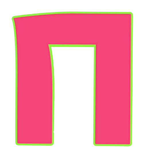 🏓 Эмодзи «Elastic Letters Pink» для Telegram