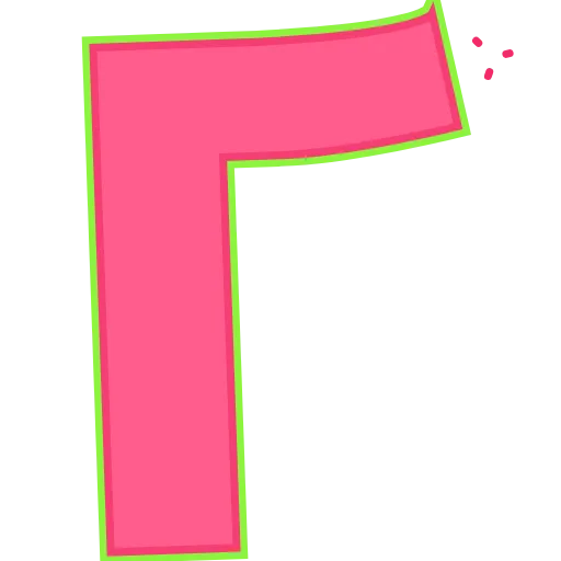 🦍 Эмодзи «Elastic Letters Pink» для Telegram