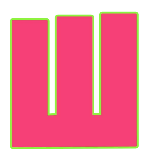 🐻 Эмодзи «Elastic Letters Pink» для Telegram