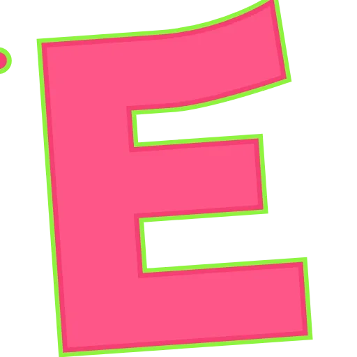🦔 Эмодзи «Elastic Letters Pink» для Telegram