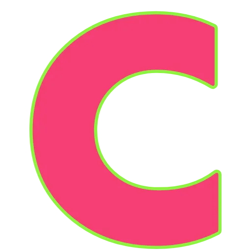 🌇 Эмодзи «Elastic Letters Pink» для Telegram