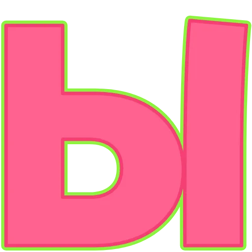 🤲 Эмодзи «Elastic Letters Pink» для Telegram
