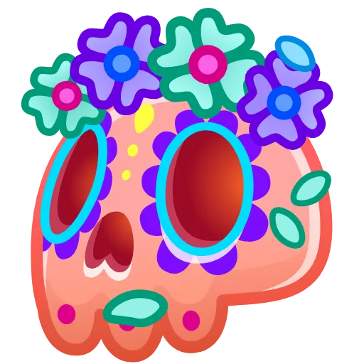 💀 Эмодзи «Electric Skull» для Telegram