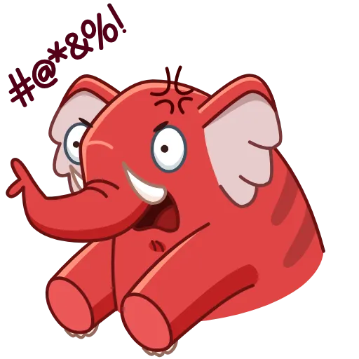 🤬 Эмодзи «Elefun» для Telegram