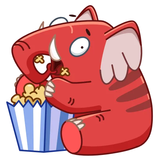 🍿 Эмодзи «Elefun» для Telegram