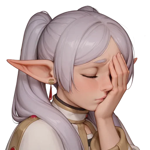 Стикерпак Elf Face для Telegram