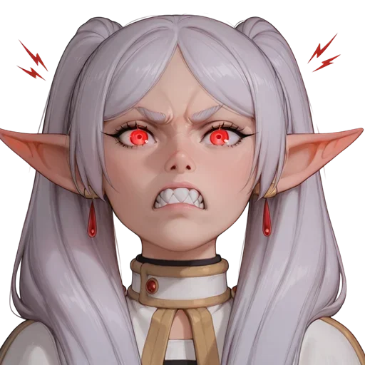 🧡 Стикер «Elf Face» для Telegram