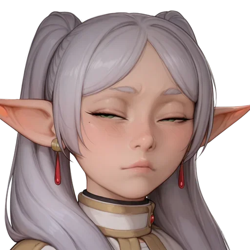 🧡 Стикер «Elf Face» для Telegram