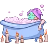 🛀 Эмодзи «Элинор» для Telegram