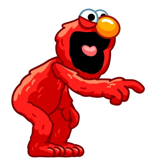 Эмодзи Elmo Sesame для Telegram — скачать