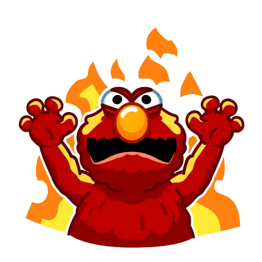 🤩 Эмодзи «Elmo Sesame» для Telegram