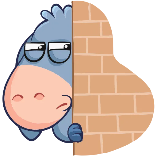😏 Эмодзи «Набор эмоджи с осликом Элвисом из ВК в качестве» для Telegram