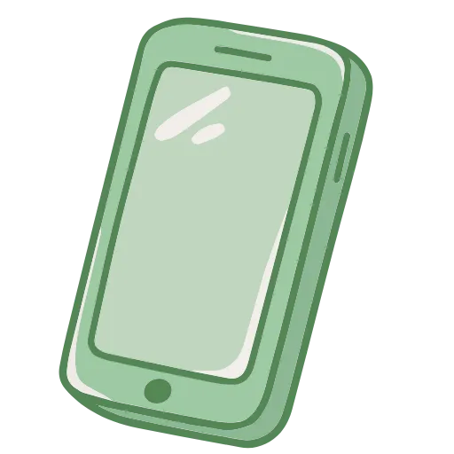 🌸 Эмодзи «Зелёные векторные буквы, иконки» для Telegram