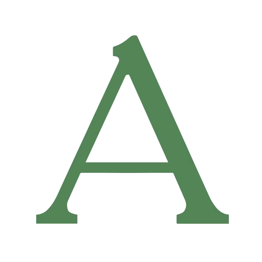 🌸 Эмодзи «Зелёные векторные буквы, иконки» для Telegram