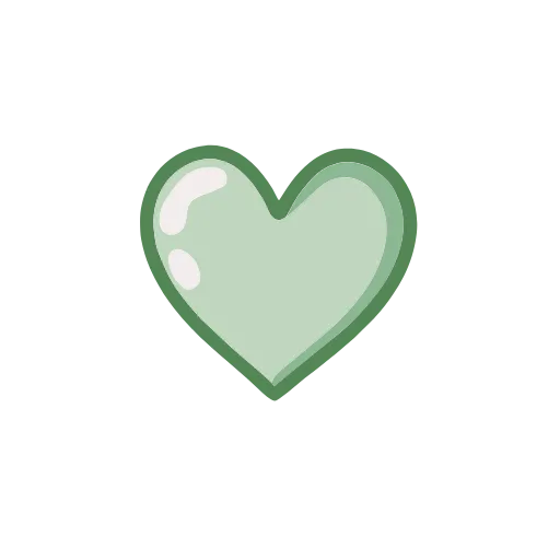 🌸 Эмодзи «Зелёные векторные буквы, иконки» для Telegram
