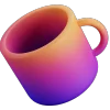☕️ Эмодзи «3D» для Telegram