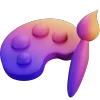 🖍 Эмодзи «3D» для Telegram