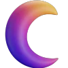 🌜 Эмодзи «3D» для Telegram