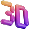 🧰 Эмодзи «3D» для Telegram