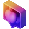 💖 Эмодзи «3D» для Telegram