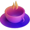 ☕️ Эмодзи «3D» для Telegram