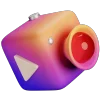🎥 Эмодзи «3D» для Telegram