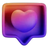 ❤️ Эмодзи «3D» для Telegram
