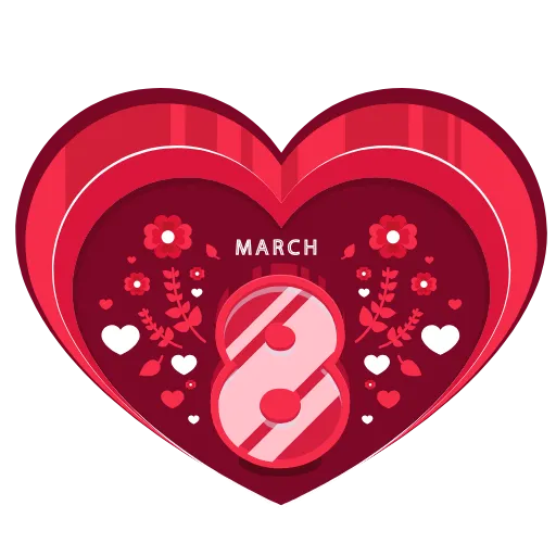 ❤️ Эмодзи «Анимированный набор эмоджи к 8 марта» для Telegram
