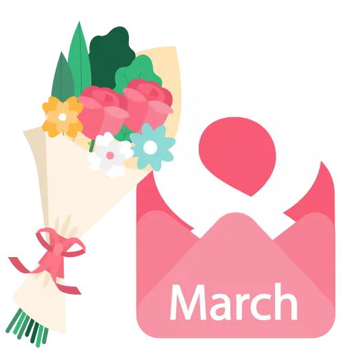 ❤️ Эмодзи «Анимированный набор эмоджи к 8 марта» для Telegram