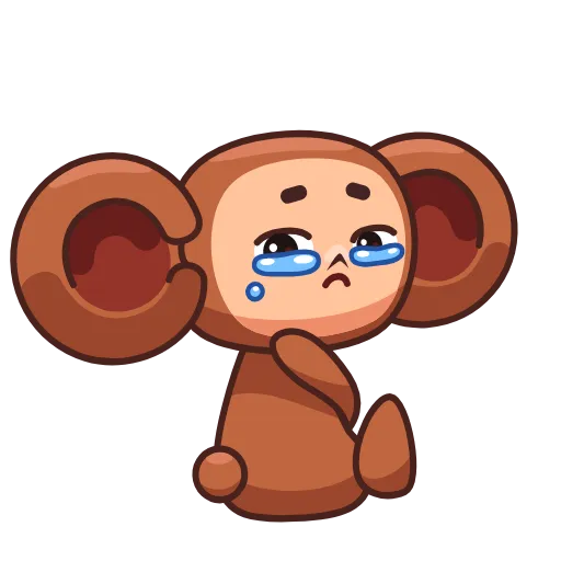 😭 Эмодзи «Cheburashka» для Telegram