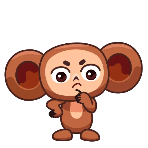🤔 Эмодзи «Cheburashka» для Telegram