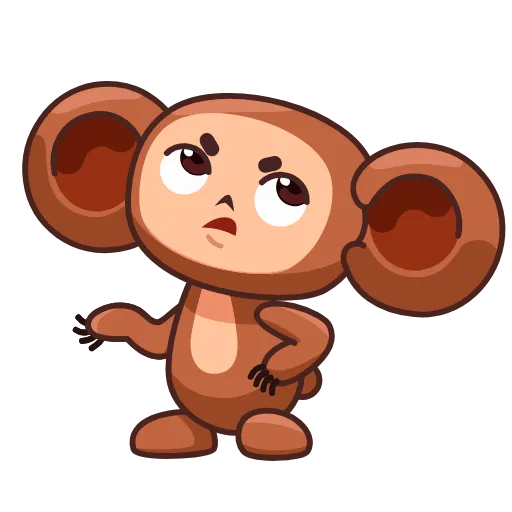 🤦‍♀ Эмодзи «Cheburashka» для Telegram