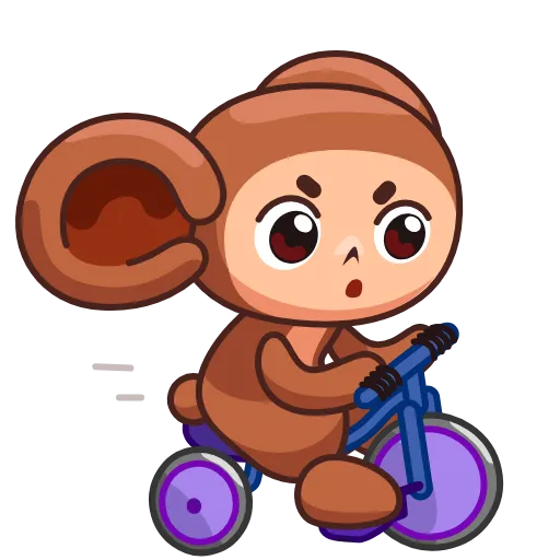 🚴‍♂ Эмодзи «Cheburashka» для Telegram