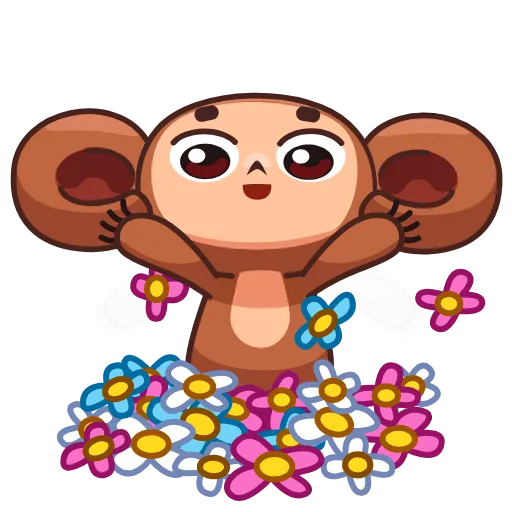 💐 Эмодзи «Cheburashka» для Telegram