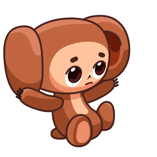 😵 Эмодзи «Cheburashka» для Telegram