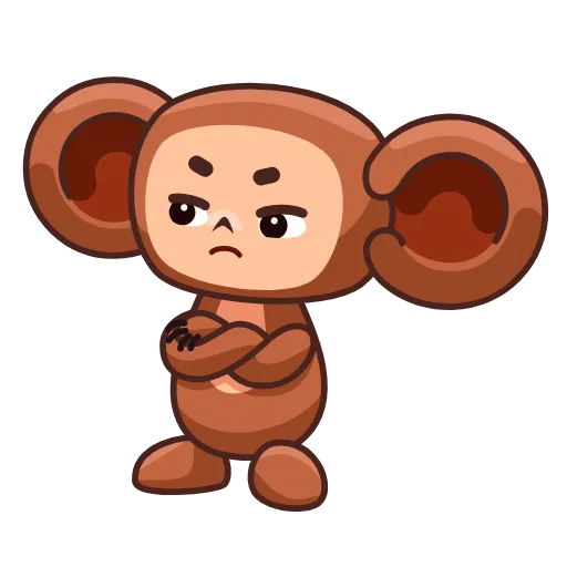 😑 Эмодзи «Cheburashka» для Telegram