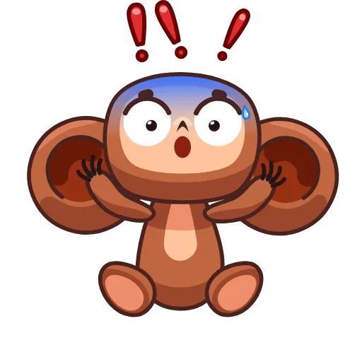 😨 Эмодзи «Cheburashka» для Telegram