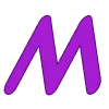 😀 Эмодзи «Фиолетовые буквы, таблички, иконки» для Telegram