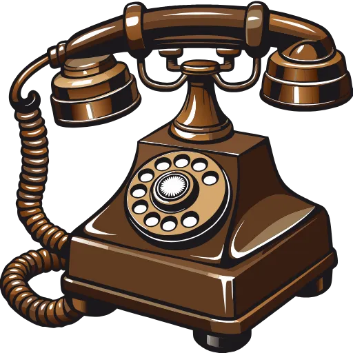 ☎️ Эмодзи «Шрифт печатной машинки, иконки на детективную тематику» для Telegram