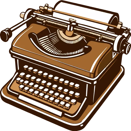 ⌨️ Эмодзи «Шрифт печатной машинки, иконки на детективную тематику» для Telegram