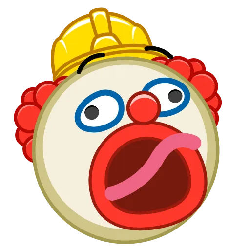 😱 Эмодзи «Clowns» для Telegram