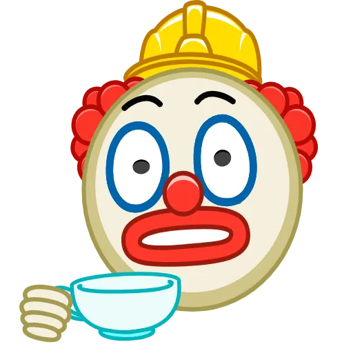 ☕️ Эмодзи «Clowns» для Telegram